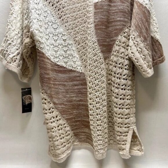 Style & Co Women's Open Front Cardigan Medium 3/4 Sleeve Knit Cover Up $69 NWT - Picture 5 of 13